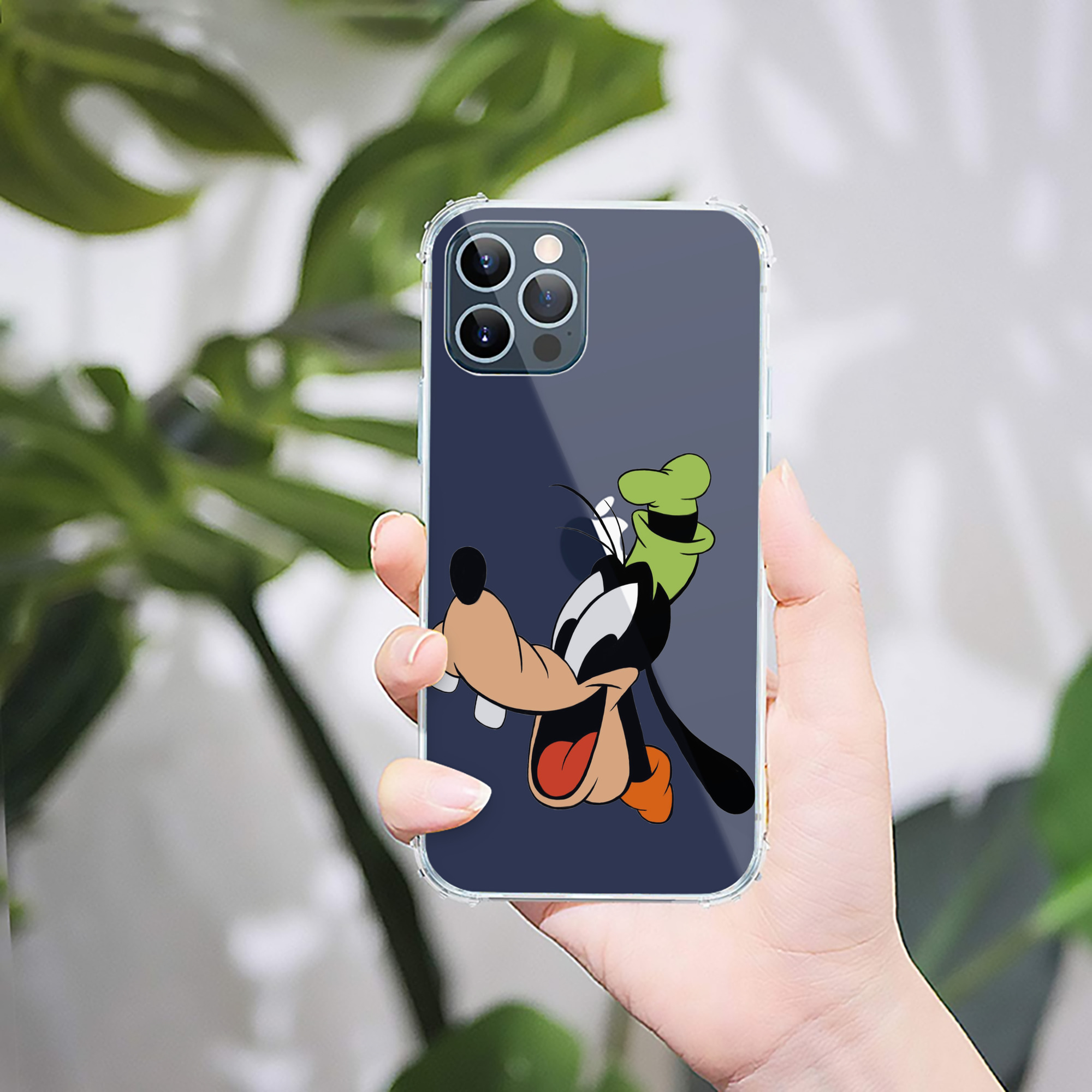 （画像用） ミッキーマウス Mickey Mouse 【iPhone 12シリーズ対応】透明スマホケース（クリアソフトケース）